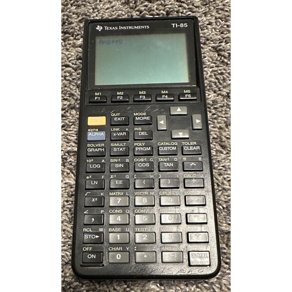 Texas Instruments TI-85 Graphing Calculator Black